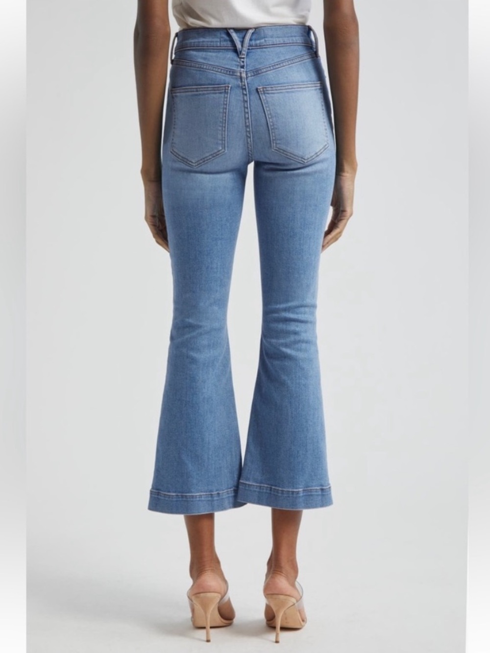 Veronica Beard Carson High Waist Ankle Flare Jeans - Size 26 - Picture 3 of 13